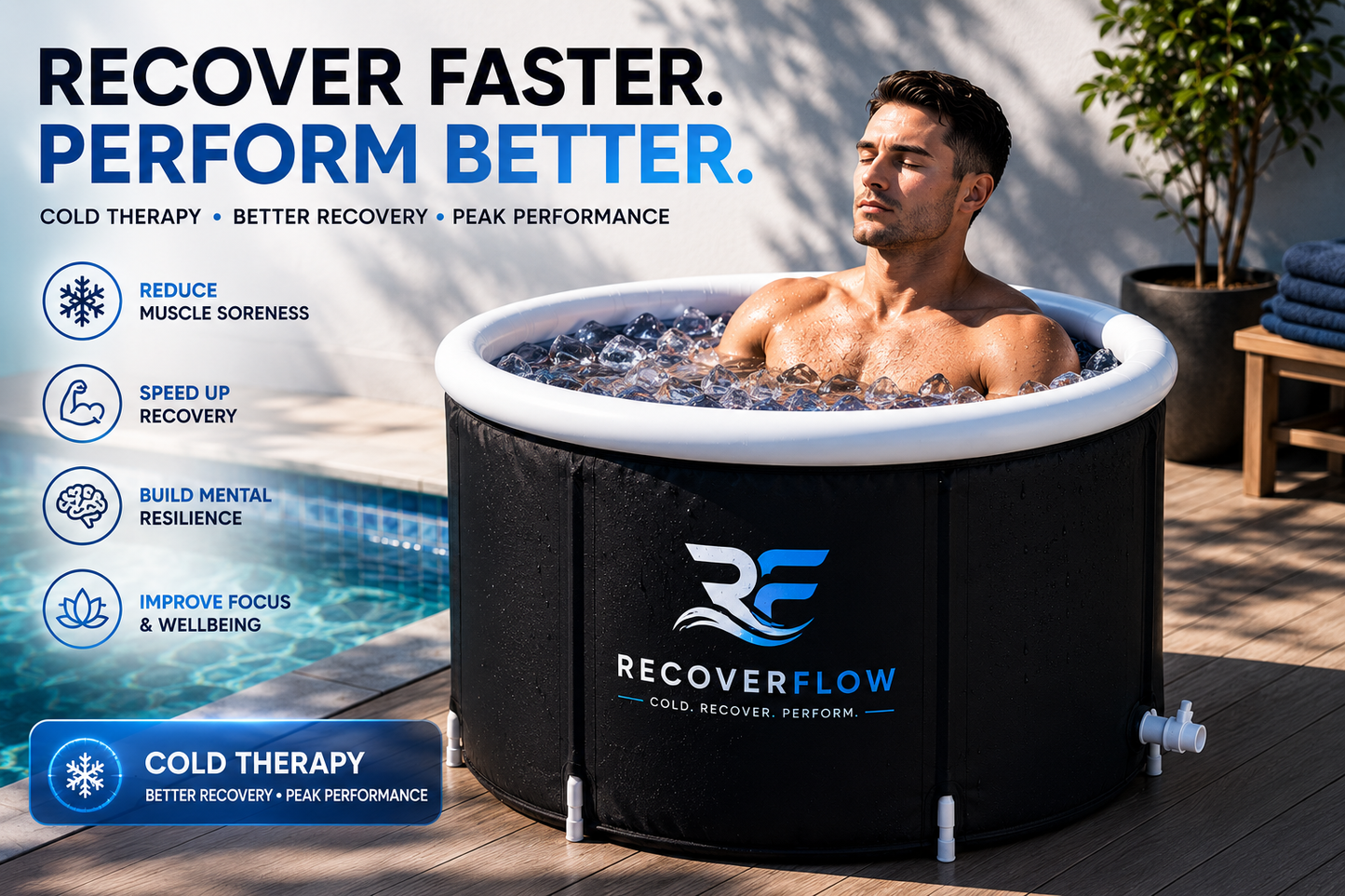 Recoverflow™ Portable Ice Bath